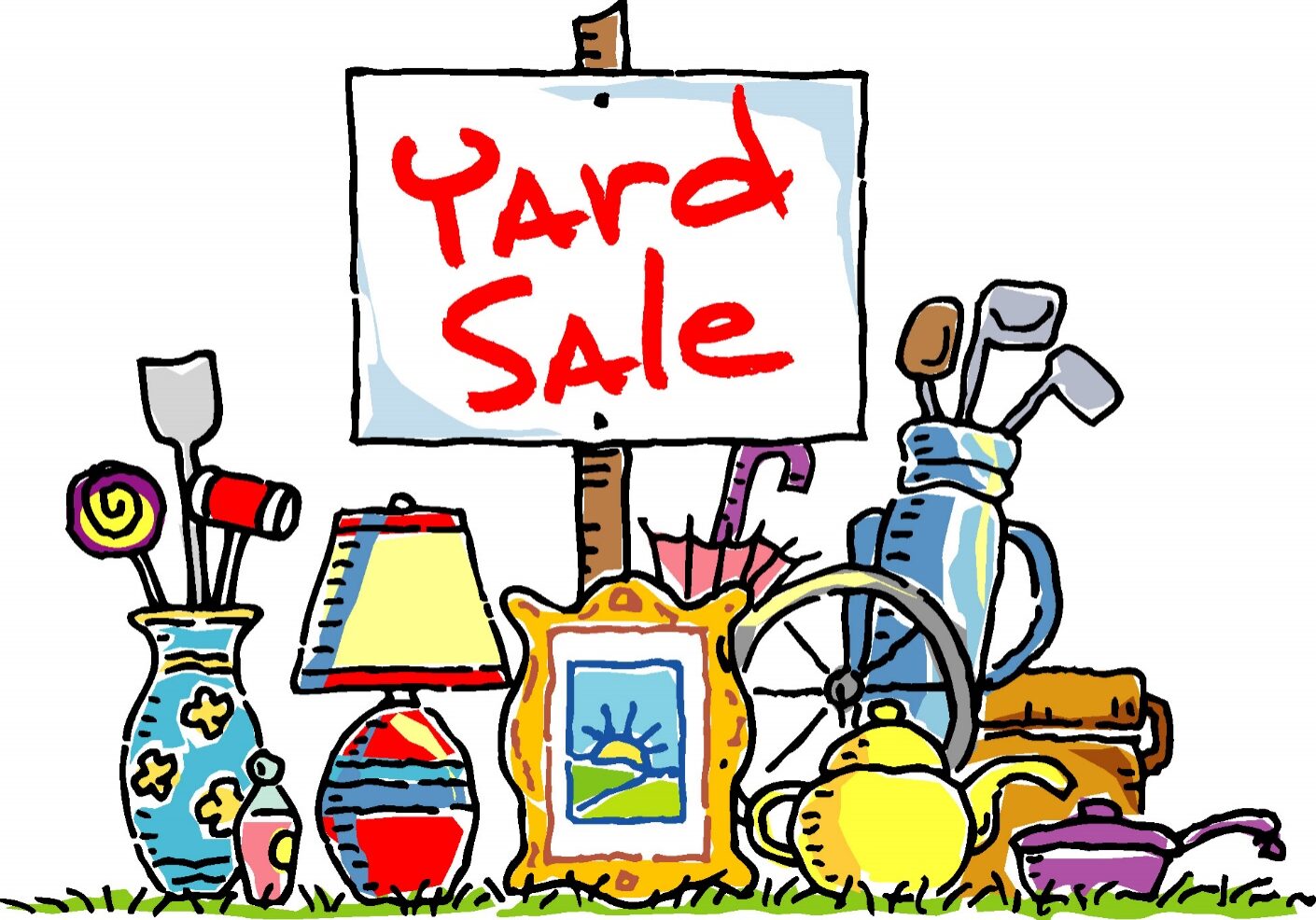 yard sale graphic